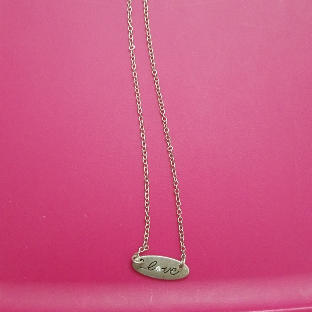 Cute "love" necklace!